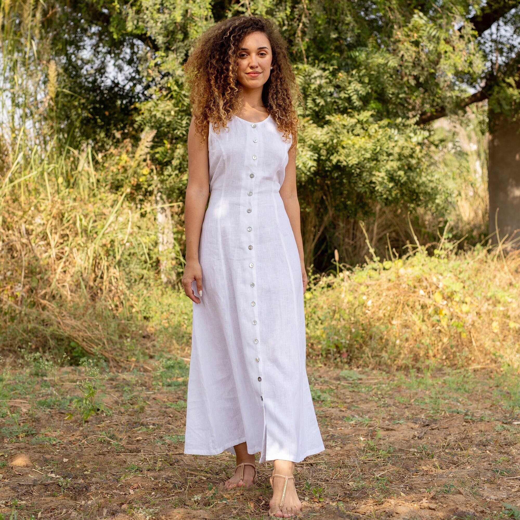 Maxi Dress Cinched Waist - Etsy