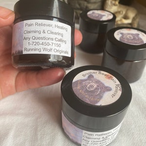 Brother Bear pain Reliever/Relief/Reiki Infused/Reliever