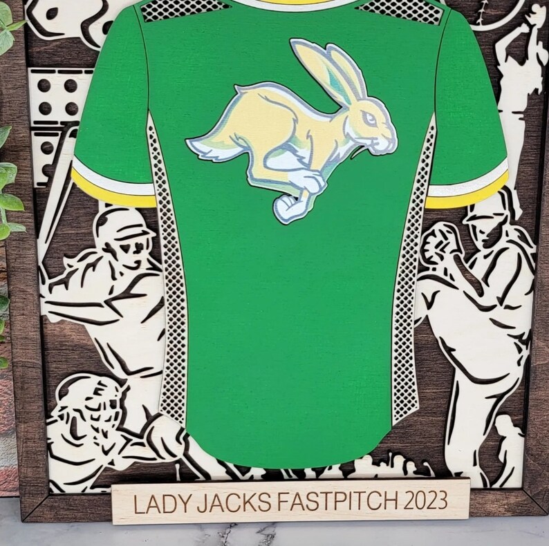 Custom Athlete Jersey Sports Wood Sign Perfect for Sports Fans Etsy