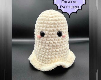 Gehaakt spookpatroon: amigurumi halloweenknuffel (pdf-download)
