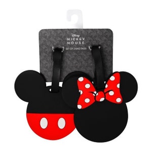 Mickey and minnie luggage tags best sale
