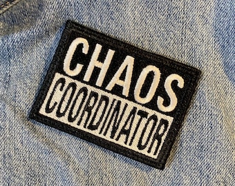 Broderilapp med Chaos Coordinator – Flera baksidor