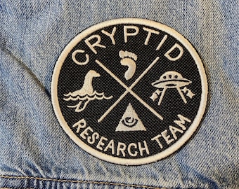 Sasquatch, Nessie, Mothman, Oh My! Kryptidforskningsteam-patch