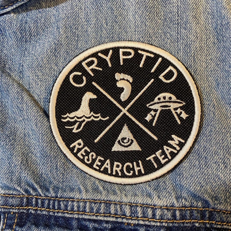 Sasquatch, Nessie, Mothman, Oh My! Cryptid Research Team Patch image 2
