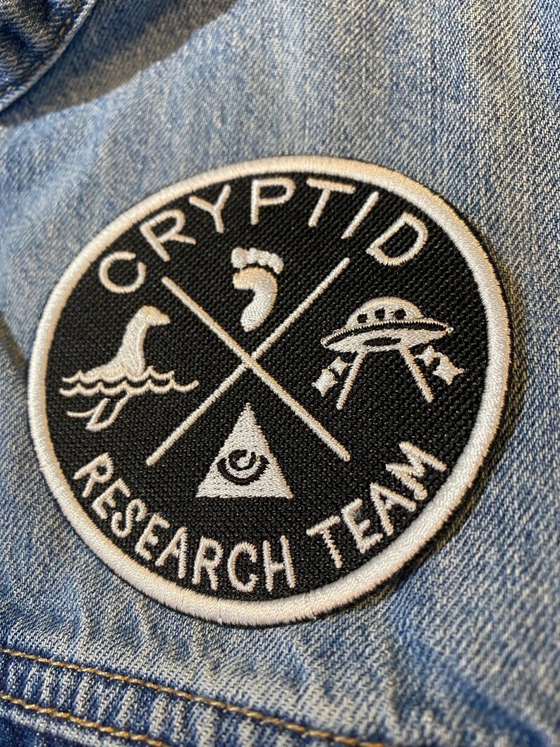 Sasquatch, Nessie, Mothman, Oh My! Cryptid Research Team Patch image 4