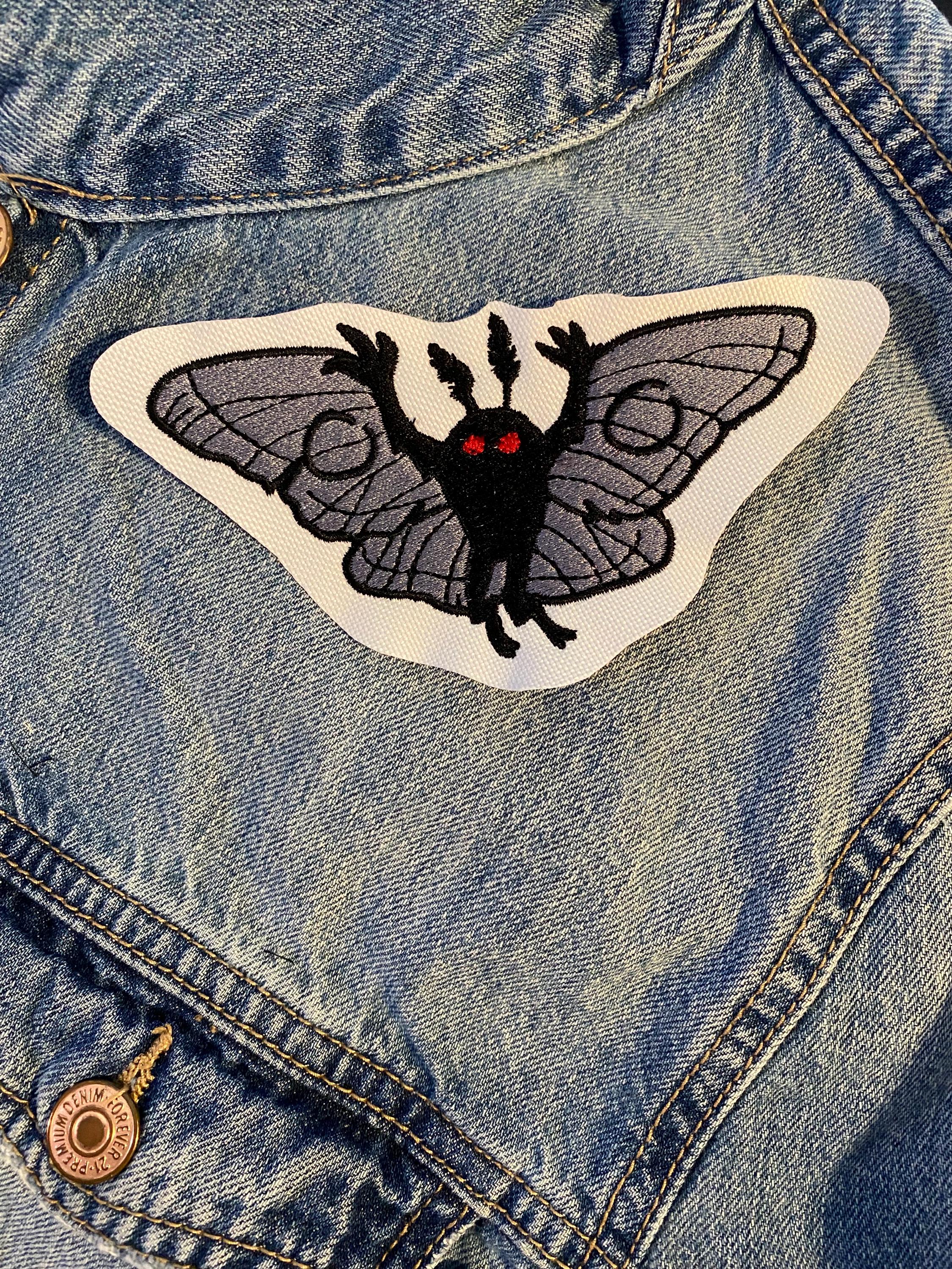Mothman Embroidered Patch Cryptid Folklore - Etsy