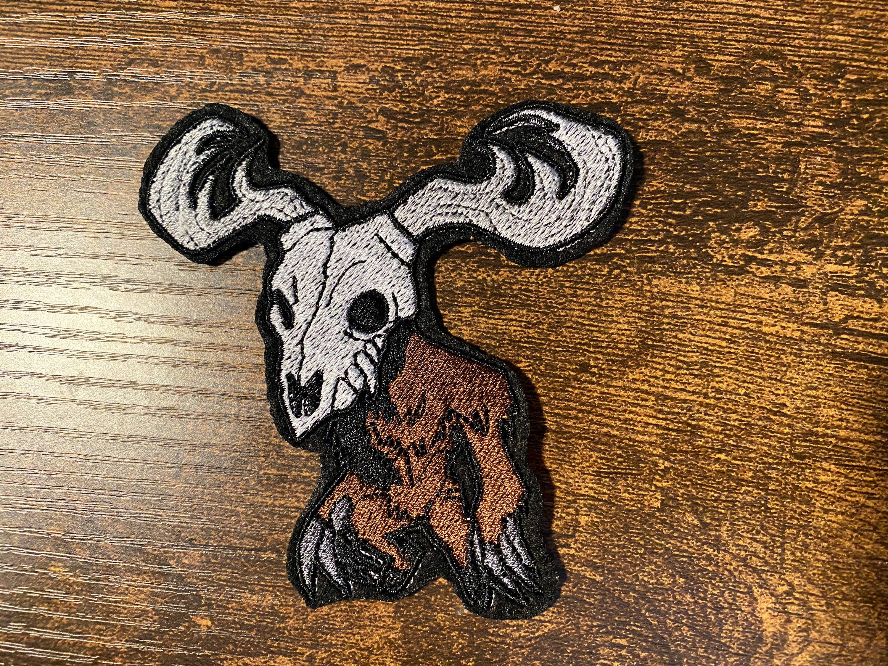 Wendigo Embroidered Patch Mythical Creature Gothic - Etsy