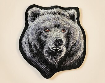 Bär gestickt Patch Waldtier Abzeichen