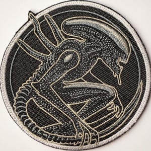 Alien Xenomorph Embroidered Patch Sci Fi Horror Movie
