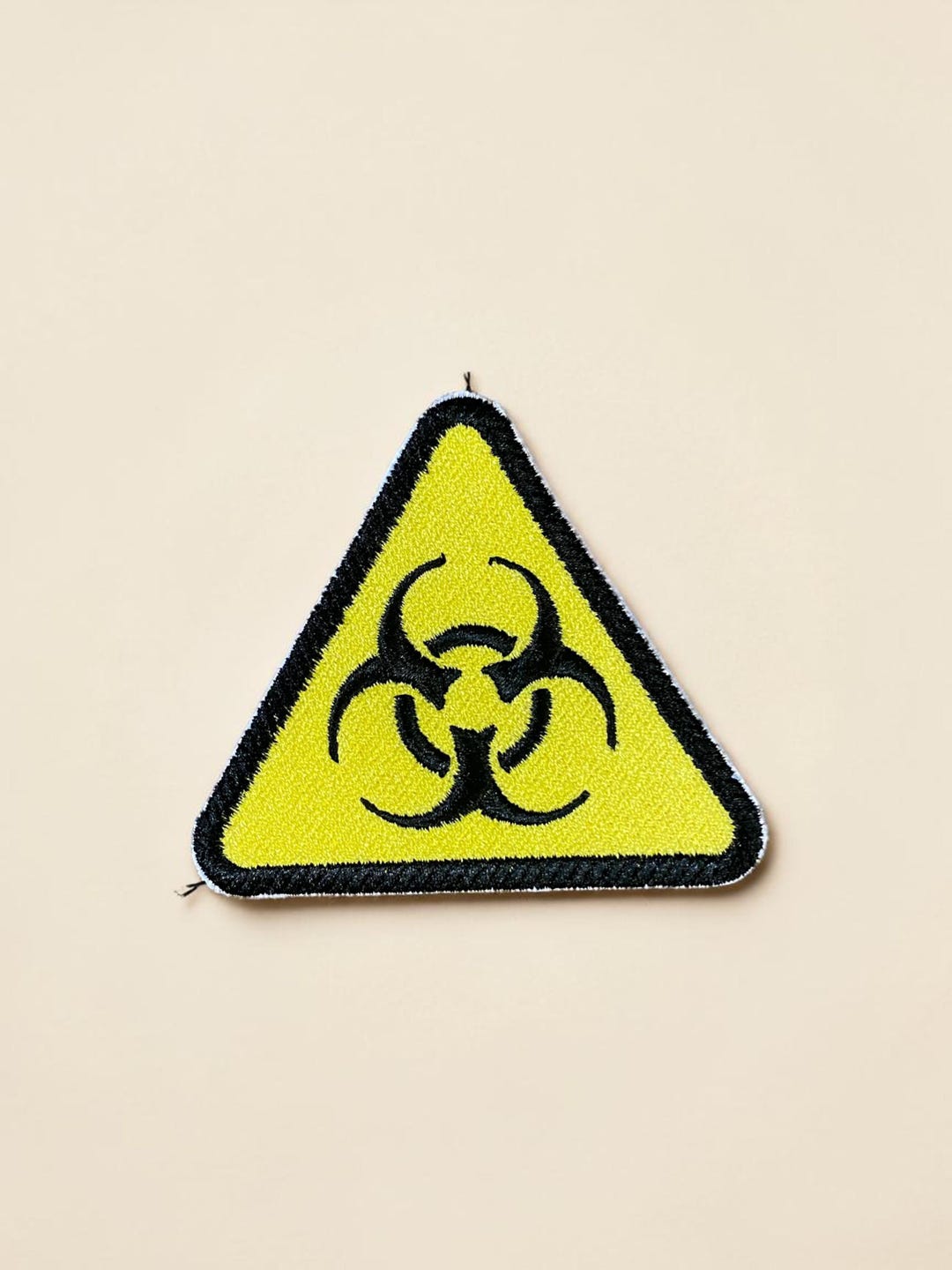 Biohazard Embroidered Patch Warning Symbol - Etsy