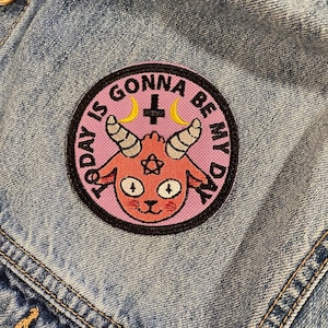 Parche de Baphomet de hoy, cabra esotérica para planchar o coser