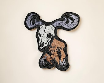 Wendigo Embroidered Patch Mythical Creature Gothic