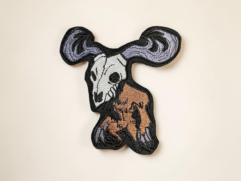 Wendigo Embroidered Patch Mythical Creature Gothic - Etsy