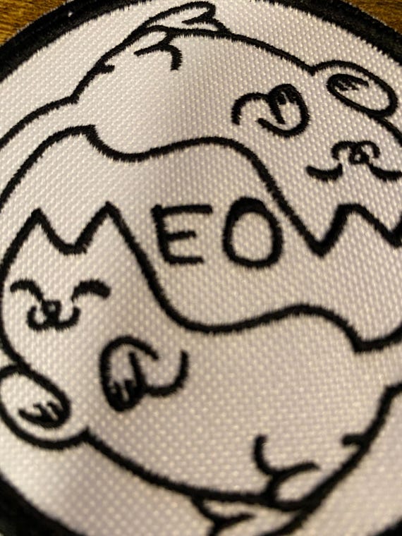 Buy Yin Yang Harmony Cat Iron On Patch Embroidered Sew On Applique Badge Online In India - Foto 7