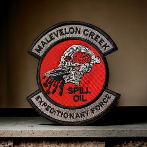 Helldivers 2 MALEVELON CREEK Patch 4.66"x5.14"