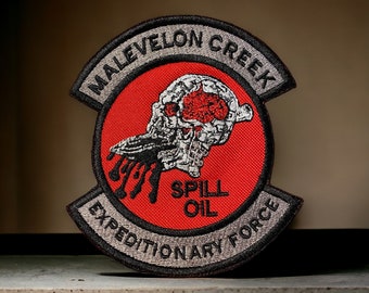 Helldivers 2 MALEVELON CREEK Patch 4.66"x5.14"