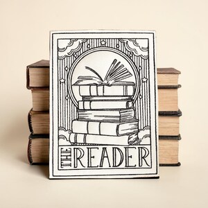 Tarot Reader Embroidered Patch Mystical Card Art