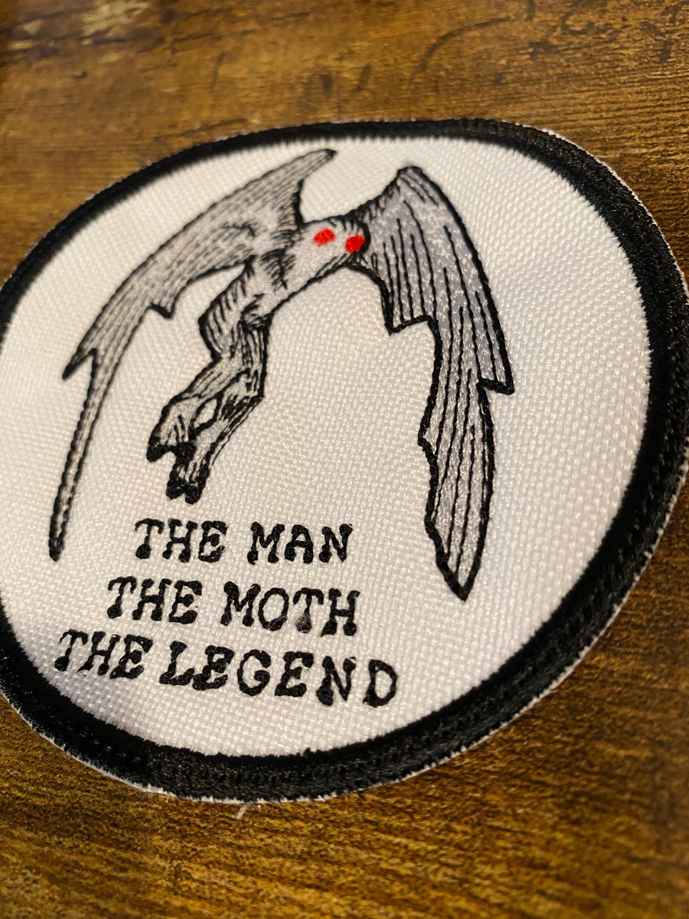 Mothman Embroidered Patch Cryptid Legend Paranormal - Etsy
