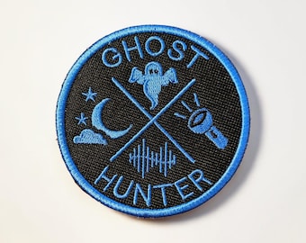 Ghost Hunter Aufnäher Paranormal Ermittler Abzeichen