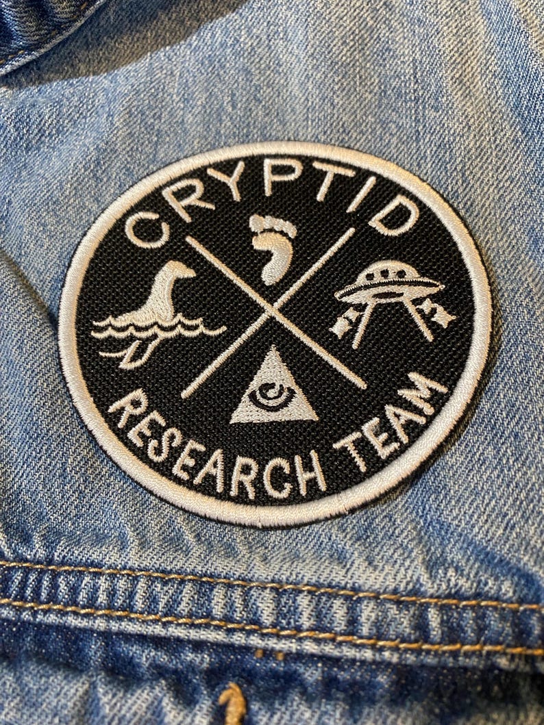 Sasquatch, Nessie, Mothman, Oh My! Cryptid Research Team Patch image 5