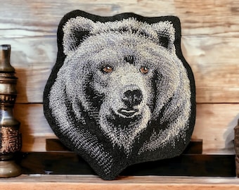 Toppa ricamata a forma di orso, da stirare/cucire, toppe a forma di animale