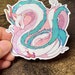Dragon Haku - Die Cut Sticker - Great for Bottles, Calendars, Notebooks, Folders!  - Weatherproof 