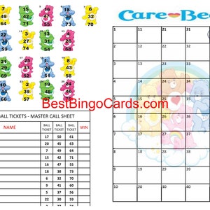 Tablice Bingo 1-25 graczy - mieszane, 75 piłek (BBC-CAR2SZ)