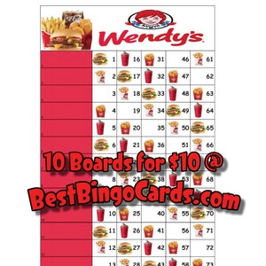 Bingo Boards 1-15 Lines - Straight, Mixed, 75 Ball (BBC-WENUK9)