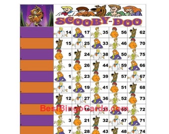 Bingo Boards 1-15 Lines - Straight, Mixed, 75 Ball (BBC-SCOQDC)