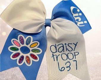 Custom Daisy troop bow