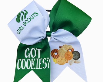 Got Cookies? Girl Scout Hair Bow