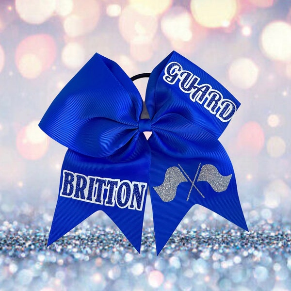 Personalized Color Guard Bow