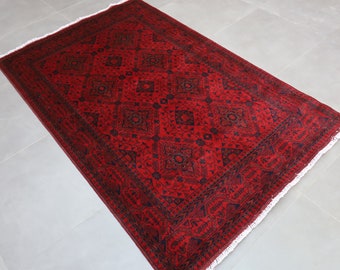 EORC KR109RD9X12 Hand-Knotted Wool Traditional Knot Rug RED 8'10 X 12' EORC KR109RD9X12 Hand-Knotted Wool Traditional Knot Rug RED 8'10 X 12'