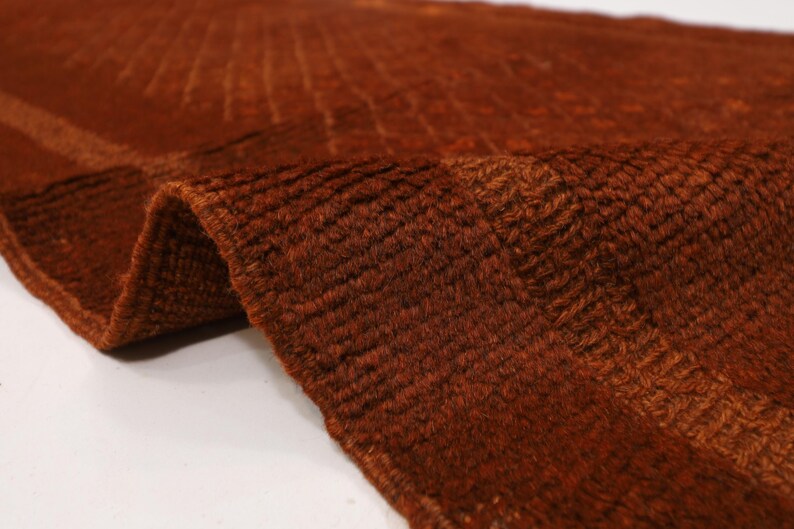 11 Ft Barjesta Over Dye Flat Weaved Kilim Runner, Afghan Hand Knotted