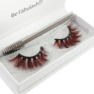 Rainbow Eyelashes, &quot;Colorful 3D Lashes Collection - Perfect Gift for Anime Lovers&quot;-Cute Cosplay-Glamorous Styles-