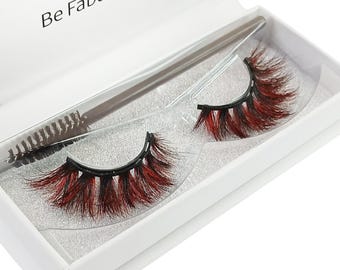 Rainbow Eyelashes, "Colorful 3D Lashes Collection - Perfect Gift for Anime Lovers"-Cute Cosplay-Glamorous Styles-
