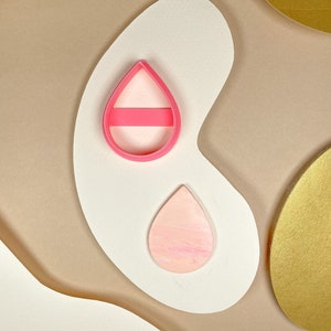 Clay Cutter | Teardrop Shape | Droplet | Polymer Clay Cutters | Earring | Jewellery Cutters