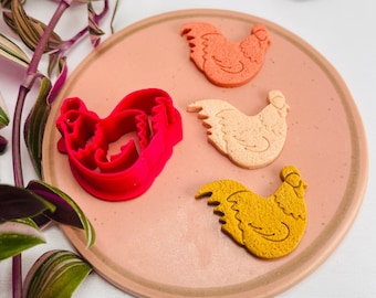 Clay Cutter | Chicken Cutter | Polymer Clay Cutters | Earring | Jewellery Cutters