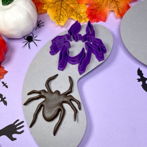Clay Cutter | Spider Shape | Halloween | Polymer Clay Cutters | Earring | Jewellery Cutters