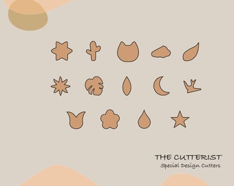 Clay Cutter | Mini Cutters Set | Tiny Cutters | Polymer Clay Cutter | Earring | Jewellery Cutters