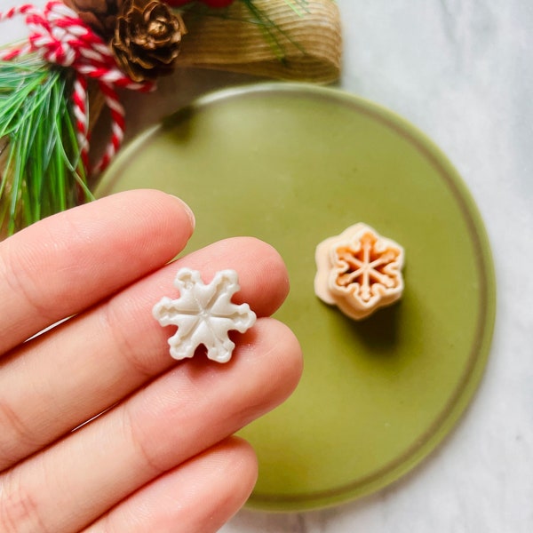 Clay Cutter | Snowflake Cutter | Christmas Earring  | Tree Decorations | Polymer Clay Cutters | Earring | Jewellery Cutters
