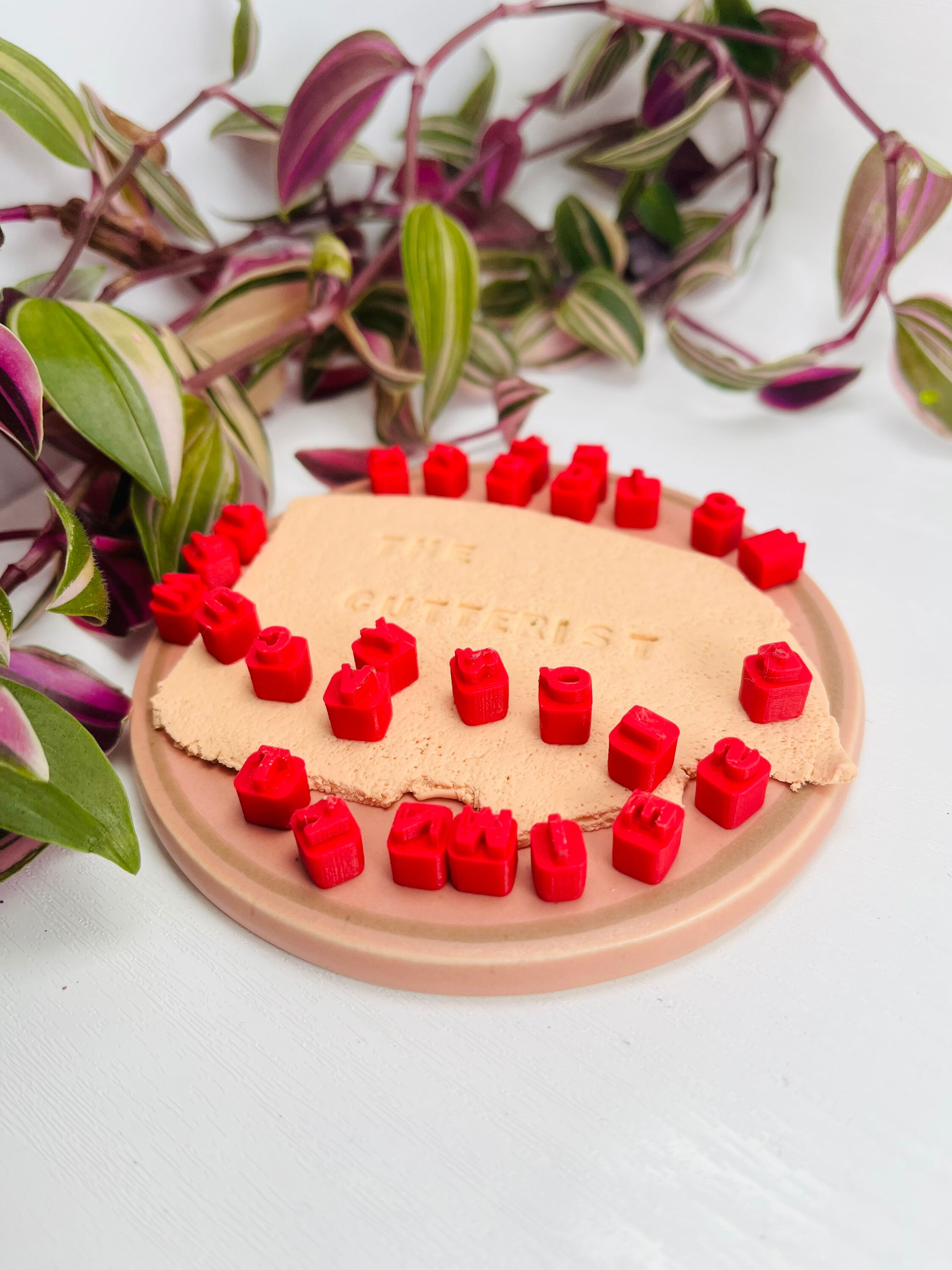 Micro Stamp Alphabet Set Stamp Mini Alphabet Cutter Etsy UK