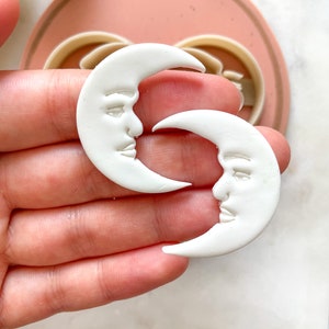 Clay Cutter | Face Moon | Facemoon | Polymer Clay Cutters | Earring | Jewellery Cutters
