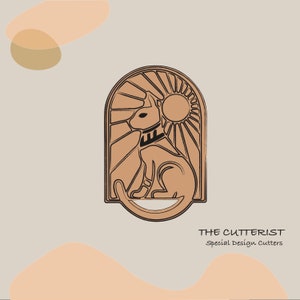 Clay Cutter | Egyptian Cat | Embossed Shape | Polymer Clay Cutters | Earring | Jewellery Cutters