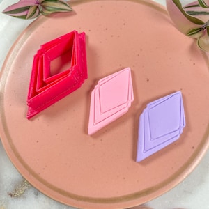 Clay Cutter | Triple Triangle | Polymer Clay Cutters | Earring | Jewellery Cutters
