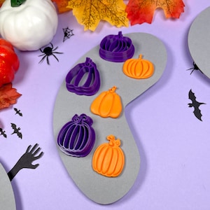 Clay Cutter | Pumpkin Shape | Halloween | Polymer Clay Cutters | Earring | Jewellery Cutters