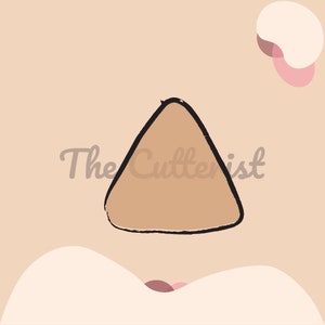 Clay Cutter | Rounded Triangle Shape | Polymer Clay Cutter | Earring | Jewellery Cutters