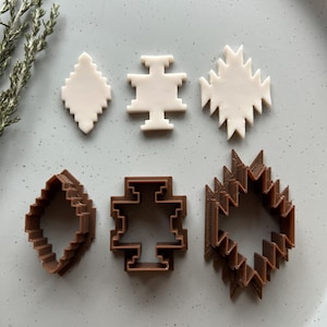 Clay Cutter | Aztec Shape | Polymer Clay Cutter | Earring | Jewellery Cutters
