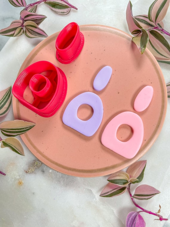 Clay Cutter | Organic Arch | Organic Arch | Polymer Clay Cutters | Earring | Jewellery Cutters
