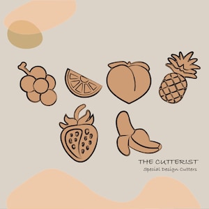 Clay Cutter | Fruit Shapes | Polymer Clay Cutter | Earring | Jewellery Cutters